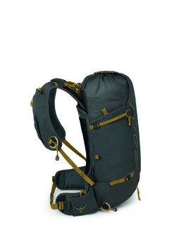 Туристичний рюкзак OSPREY TALON VELOCITY 20,  dark charcoal/tumbleweed yellw