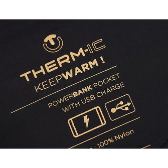 Жіночий утеплений жилет Therm-ic, чорний