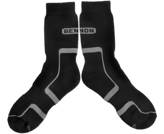 Шкарпетки для трекінгу BENNON TREK SOCK, чорні/сірі