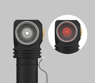 Світлодіодний налобний ліхтар ArmyTek Wizard C2 WR Magnet White &amp; Red з магнітним тримачем 1100 лм час роботи від акумулятора 3 год 65 г