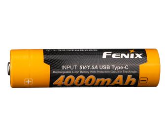 Fenix Акумуляторна батарея USB-C Fenix 18650 4000 mAh (Li-Ion)