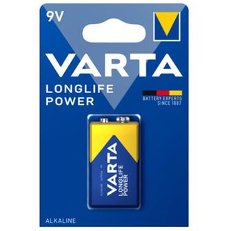 Батарейка Varta Longlife Power 9V блок 1 шт.