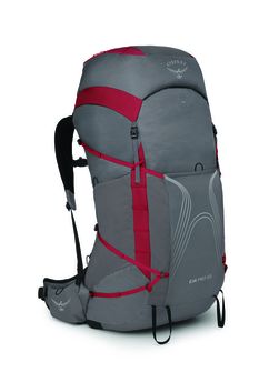 Туристичний рюкзак OSPREY EJA PRO 55,  dale grey/poinsettia red