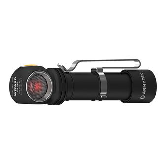 Світлодіодний налобний ліхтар ArmyTek Wizard C2 WR Magnet White &amp; Red з магнітним тримачем 1100 лм час роботи від акумулятора 3 год 65 г