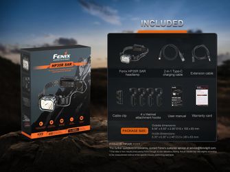 Акумуляторний налобний ліхтар Fenix HP35R SAR