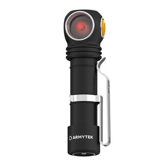 Світлодіодний налобний ліхтар ArmyTek Wizard C2 WR Magnet White &amp; Red з магнітним тримачем 1100 лм час роботи від акумулятора 3 год 65 г