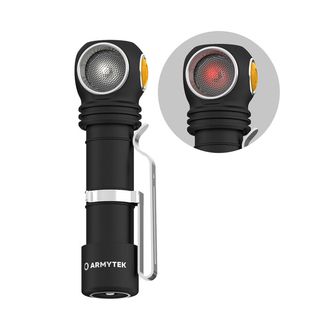 Світлодіодний налобний ліхтар ArmyTek Wizard C2 WR Magnet White &amp; Red з магнітним тримачем 1100 лм час роботи від акумулятора 3 год 65 г