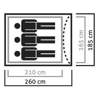 Намет Salewa Litetrek на 3 особи