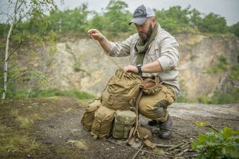 Helikon-Tex Гібридні штани OUTBACK - DuraCanvas - Койот / Тайга Грін