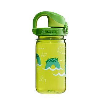 Дитяча пляшечка для води Nalgene Grip-n-Gulp Sustain 0,35 л зелена nessie