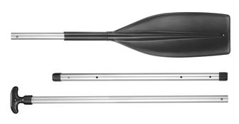 BasicNature Мобільне алюмінієве SUP весло - налаштовуване та переносне 190 - 210 см.