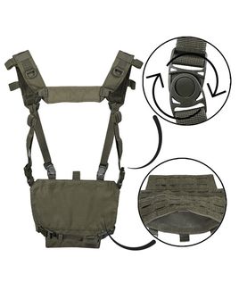 Mil-Tec  Тактичний полегшений жилет CHEST RIG з ЛАЗЕРНОЮ панеллю зелений