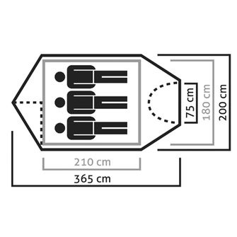 Намет Salewa Sierra Leone на 3 особи