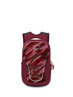 Туристичний рюкзак OSPREY DAYLITE JR,  brush strokes print/red canyon