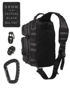 Mil-Tec  Рюкзак з одним ременем LG tactical, чорний