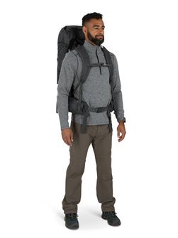 Туристичний рюкзак OSPREY ROOK 50,  dark charcoal/silver lining