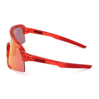 100% Сонцезахисні окуляри S3 LE - Peter Sagan, Gloss Translucent Red - Hiper Red Mirror