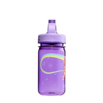 Дитяча пляшечка для води Nalgene Grip-n-Gulp Sustain 0,35 л з кришкою, фіолетовий музичний жираф