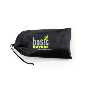 Складний стілець BasicNature Compact чорний / помаранчевий