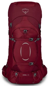 Туристичний рюкзак OSPREY ARIEL 55 II,  claret red