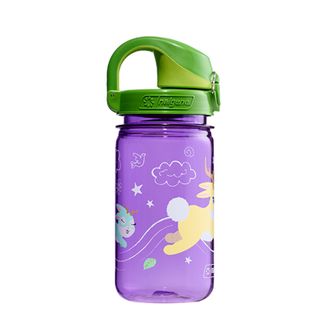 Дитяча пляшка для води Nalgene Kids Grip-n-Gulp Sustain 0,35 л фіолетовий шакал