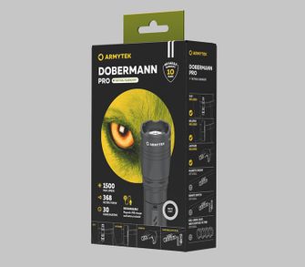 Кишеньковий світлодіодний ліхтарик ArmyTek Dobermann Pro White LED 1400 lm вага акумулятора 114 г