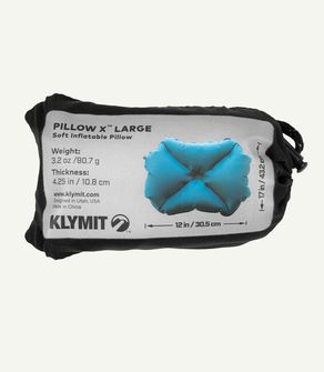 Klymit Pillow X велика, синя