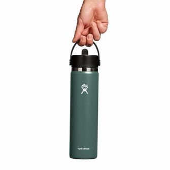 Hydro Flask Широка термопляшка з горлом 24 OZ Wide Flex Straw Cap, Ялинка