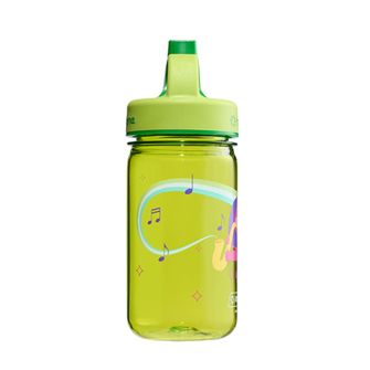 Nalgene Kids пляшка для води Grip-n-Gulp Sustain 0,35 л з кришкою зелена, музичний лев