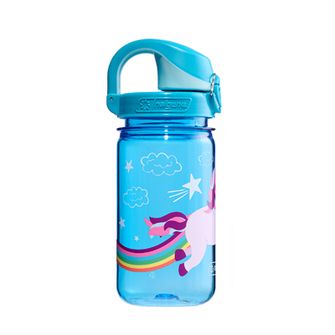 Дитяча пляшечка для води Nalgene Grip-n-Gulp Sustain 0,35 л синій єдиноріг