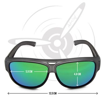 ActiveSol El Aviador Fitover-Дитячі поляризаційні сонцезахисні окуляри сірі/дзеркальні