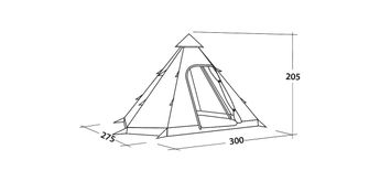 Easy Camp Bolide 400 EasyCamp Tipti-Tent 4 людини зелений