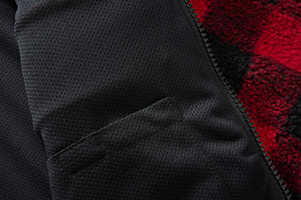 Флісова куртка Brandit Teddyfleece, червоний/чорний