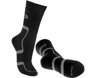 Шкарпетки для трекінгу BENNON TREK SOCK, чорні/сірі