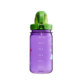 Дитяча пляшка для води Nalgene Kids Grip-n-Gulp Sustain 0,35 л фіолетовий шакал