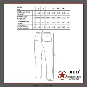 Професійні тактичні штани MFH Attack Teflon Rip Stop, зелений, OD