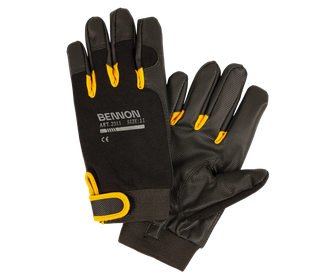 Робочі рукавички BENNON KALYTOS WTR Gloves, чорні/жовті