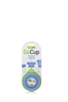 humangear GoCup складний, гігієнічний та зручний для перенесення подорожний стаканчик об&#039;ємом 118 мл, синій.