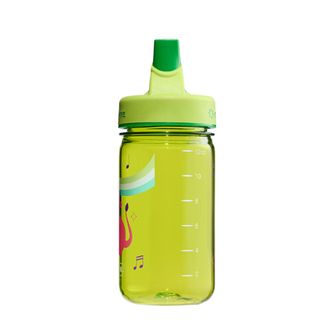 Nalgene Kids пляшка для води Grip-n-Gulp Sustain 0,35 л з кришкою зелена, музичний лев