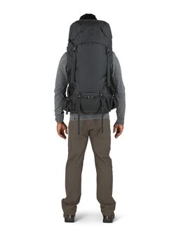 Туристичний рюкзак OSPREY ROOK 50,  dark charcoal/silver lining