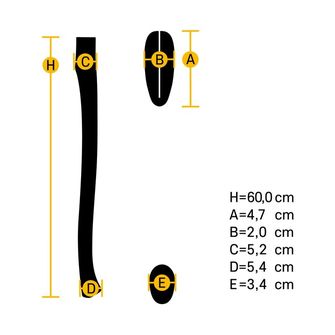 Ручка для сокири Hultafors Premium Curved HB AHC 600-43X18 HB (ID 842770)