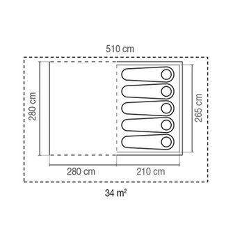 Намет Coleman Waterfall DeLuxe на 5 осіб