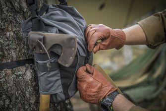 Сумка через плече Helikon-Tex Bushcraft Haversack Bag - Cordura®, сірий/чорний