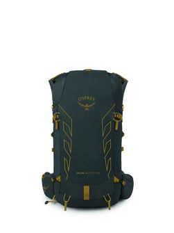 Туристичний рюкзак OSPREY TALON VELOCITY 20,  dark charcoal/tumbleweed yellw