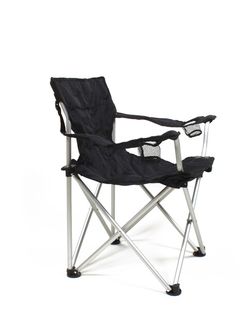 BasicNature Comfort Подорожнє крісло чорне