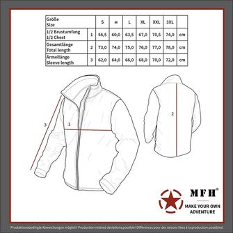 Коротка куртка MFH BW Combat Einsatz/Übung, камуфляж BW