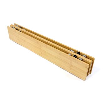 BasicNature Складаний столик Bamboo 100 x 65 см