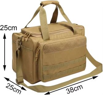 DRAGOWA TACTICAL Дорожня сумка Echo 25 L, чорна