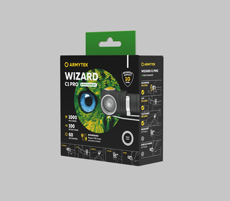 Світлодіодний налобний ліхтар ArmyTek Wizard C1 Pro Magnet White з магнітним тримачем 1000 лм 1440 год 55 г