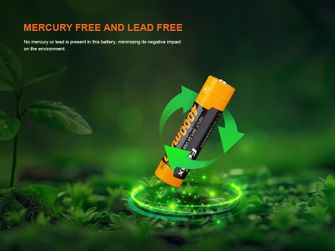 Fenix Акумуляторна батарея USB-C Fenix 18650 4000 mAh (Li-Ion)